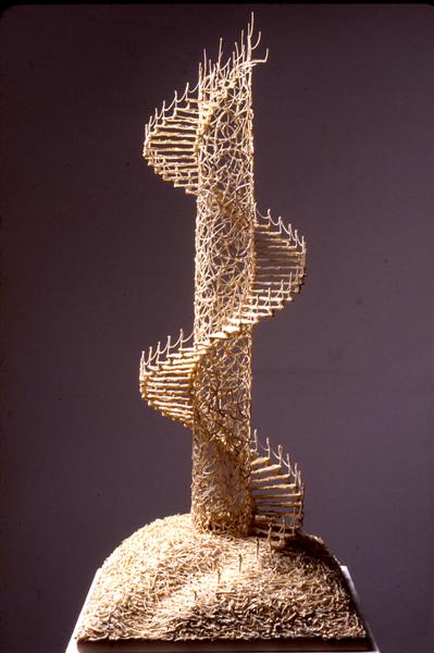 <span>Pull Of The Moon</span><br />2000 - 73&quot x 11&quot x 11&quot - tiny bones, bone putty